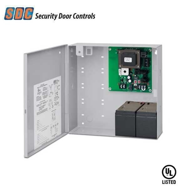 1 AMP 1224VDC POWER SUPPLY X FIRE RELAY X BATTERY CHARGER 11" X 11" CABINET